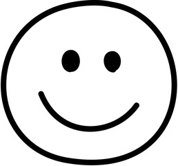 Face Expression Emoji Icon Doodle Round Face