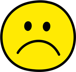 Face Expression Emoji Icon Doodle Round Face