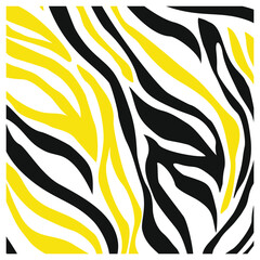 Big cat fur pattern. Decorative tiger pattern seamless vector illustration. Elegant and stylish background for fabric clothes.	