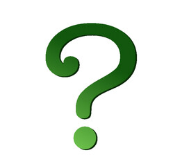 ? - question mark - font symbol - green color - for website, email, presentation, advertisement, image, poster, placard, banner, postcard, ticket, logo, engraving, slide, tag - t-short, printable	