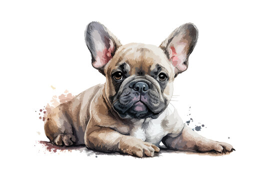 French bulldog. Vector illustration desing.