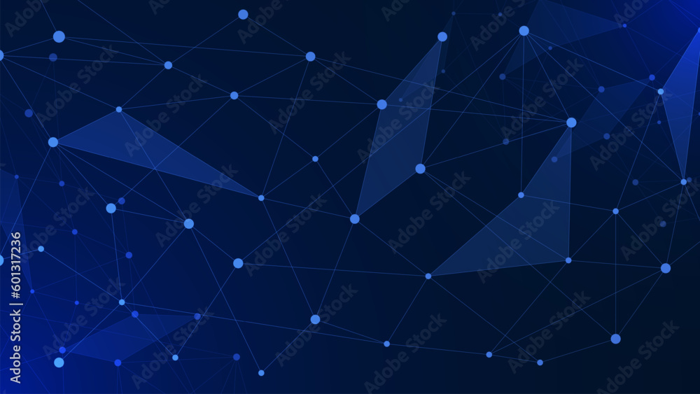 Poster abstract plexus geometric background for scientific, medicine, molecular structure and global networ