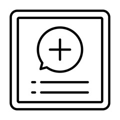 Fototapeta premium Medical App Icon