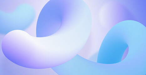 A blue and white background with a swirl of circles 