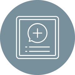 Obraz premium Medical App Icon