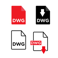 DWG file icon vector logo design logo illustration