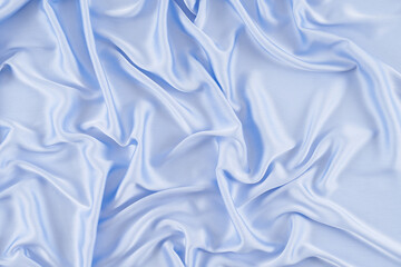 Obraz premium blue satin background