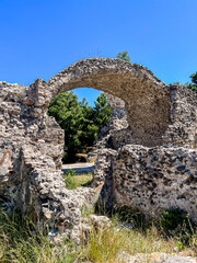 View of the ruins 