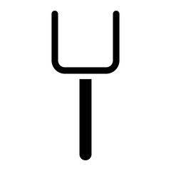 garden fork glyph 