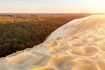 Dune du Pilat, the biggest sand dune in Europe, France. High quality photography. - obrazy, fototapety, plakaty