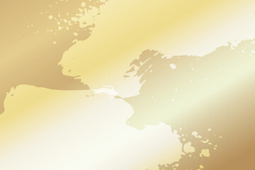 掠れたゴールド筆と光と動きを表現した金色ベースの和風ゴージャス背景素材