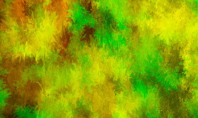 abstract  green and yellow    watercolor paint   background