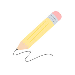 pencil and eraser