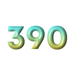 3D number yellow tosca gradient color png