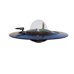 Ufo isolated