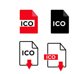 ICO file icon vector logo design logo illustration