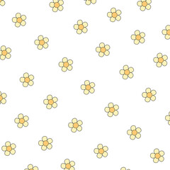 seamless background with flowers