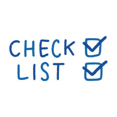 Check list icon sticker planner