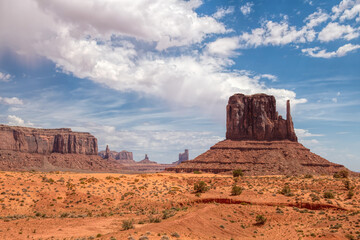 Fototapeta na wymiar Monument valley in the USA