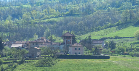 Obraz premium Piemont Gebirge in Italien - Parco Naturale Regionale dell'Antola