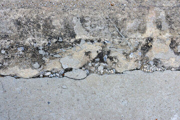 the abstract form on the grunge floor