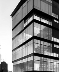 modern office building, greyscale, , Generative AI