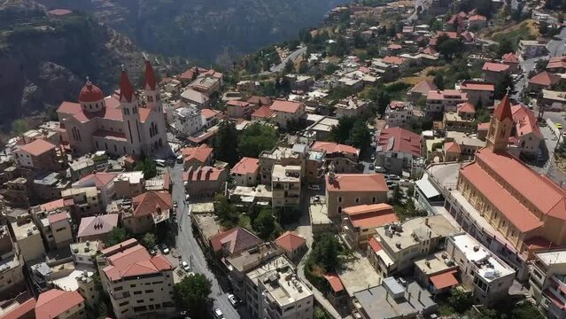 view of the town