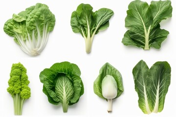 Chinese cabbages natural. Generate Ai