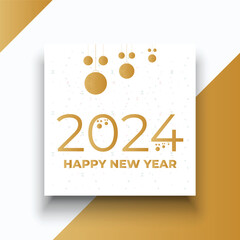Happy new year celebration social media instagram post templatee