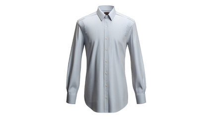 Button-up shirt isolated on transparent background. Generative AI