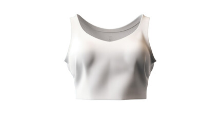 Crop top isolated on transparent background. Generative AI