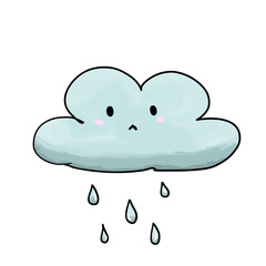 cloud with rain