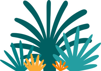 Abstract grass illustration.