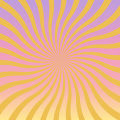 Sunrise, abstract sun rays vector background design.