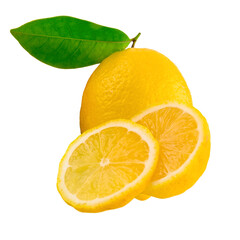 lemon with slice