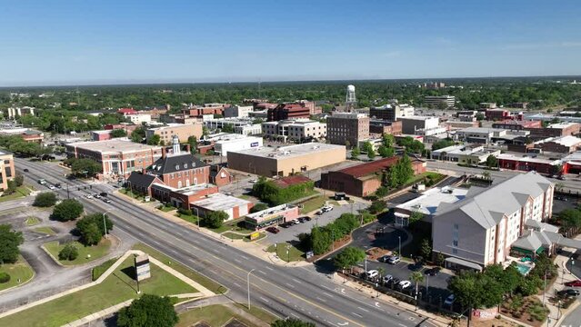 aerial pullout albany georgia captured in 5k