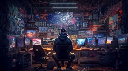 Masked Hacktivist Organizes Massive Data Breach Attack on Corporate Servers, Generative AI