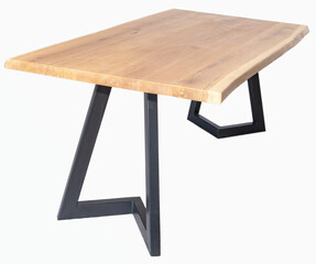 Furniture, various types of wooden furniture on a white background 