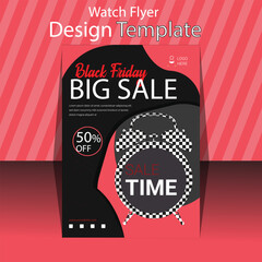 black friday flyer design template