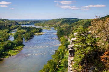 Obraz premium Overlook at Harpers Ferry National Historical Park