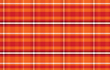 red and white plaid seamless pattern.