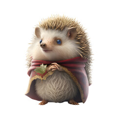 Adorable Hedgehog Character in Fantasy Style