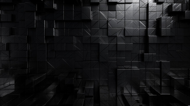 abstract dark graphit background AI Generated