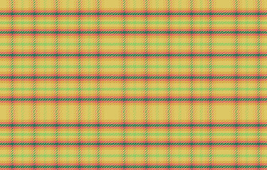 red and yellow plaid seamless pattern