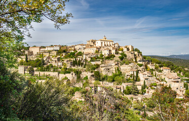 Beautiful medieval village Gordes in Provence, France