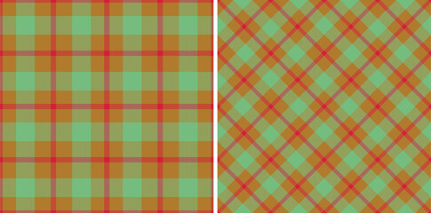 Texture check seamless. Plaid textile fabric. Tartan pattern background vector.