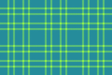 Fabric texture check. Textile seamless background. Tartan plaid pattern vector.