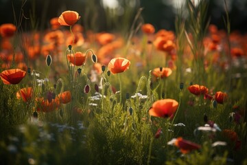 Fresh and Bright Summer Vibes - Generative AI Illustration