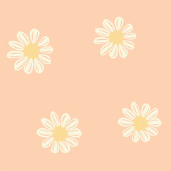 Colourful Ditsy Floral Seamless Pattern Design