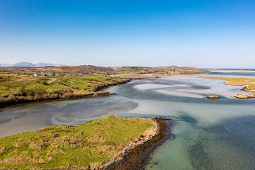 Gweebarra bay in County Donegal, Republic of Ireland